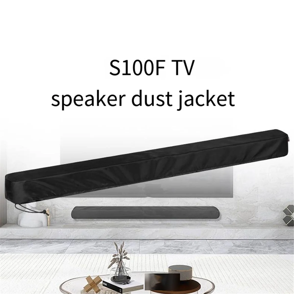 FUFU S100F TV 스피커 먼지 커버, 긴 스트립 TV 스피커 보호 보관 케이스에 적합