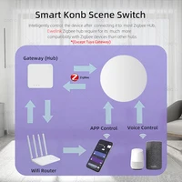 New ZigBee Button Scene Switch Intelligent Linkage Smart Wireless Wall Push Button works with Zigbee2MQTT Ewelink Alexa Alice - Image 3