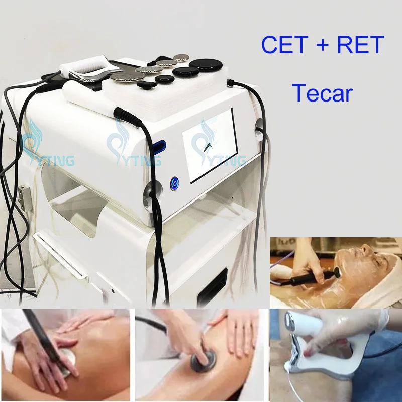 

CET RET Beauty Equipment Multifunctional Tecar Therapy Pain Removal Treatment Machine 448KHz Weight Loss Device