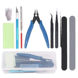 Essential Modeler Basic Tools Craft Kit Set for DIY Car Model Building and Repairing 9Pcs /set
