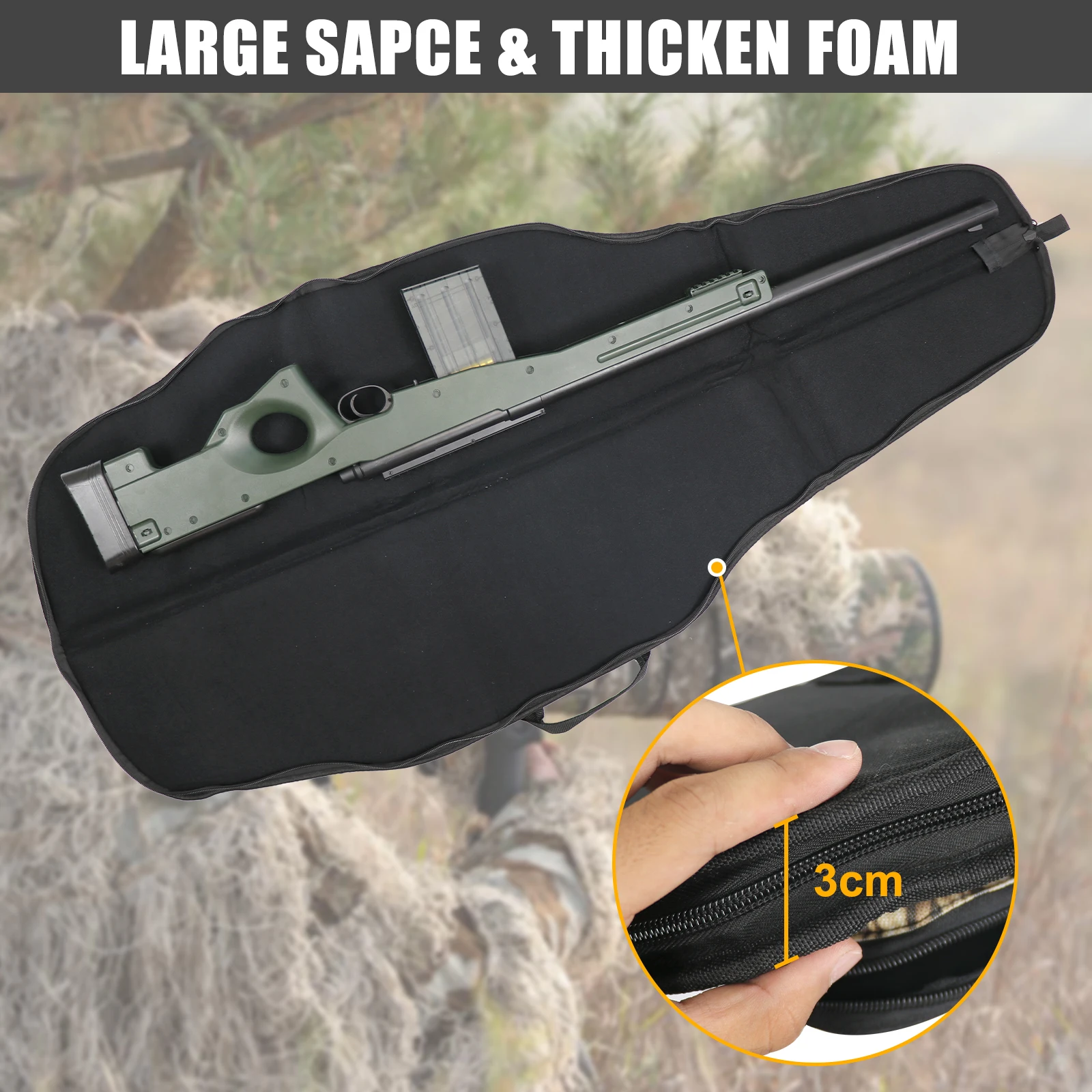 حافظة بندقية ناعمة N تكتيكية مقاومة للماء وقابلة ل...