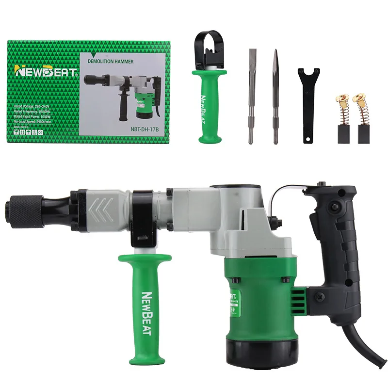 1050W electric hammer Heavy duty single use light electric pick Wall demolition water electricity installation concrete grooving free shipping sds plus electric hammer hex handle electric pick multifunction drill bits for concrete wall brick block masonry