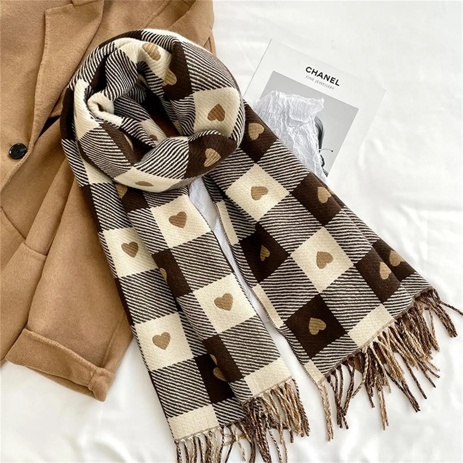 CHANEL Fashion - Scarves  Knitwear fashion, Fashion, Scarf styles