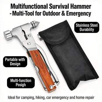 Outdoor Life Saving Hammer Tool 1