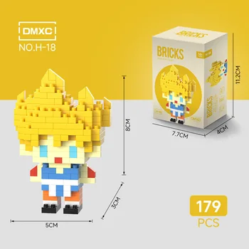 New Dragon Ball Goku Particle Building Block Assembling Toys Children's Educational Handmade Toys Tabletop kids Gift Ornaments 2