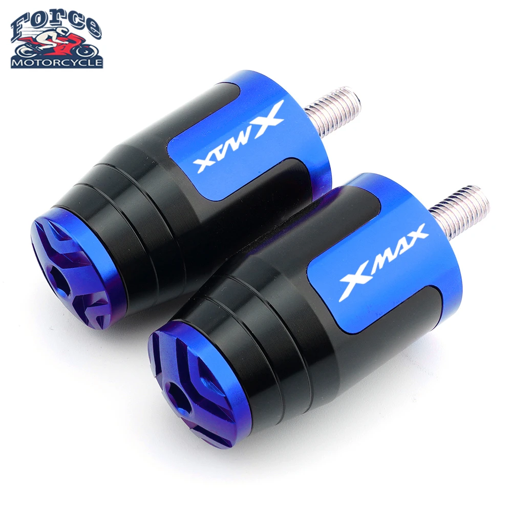 

1 пара для Yamaha Xmax 125 250 300 400 CNC уличные гонки ручки Захваты Руля Мотоцикла захват крышки Xmax300 7/8 "22 мм