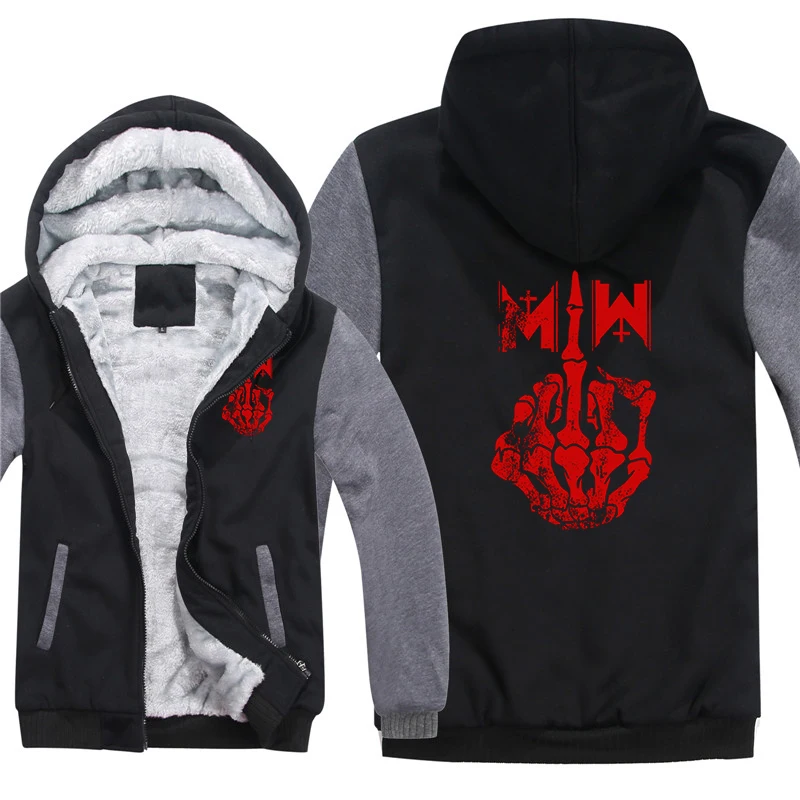 Motionless in White Hoodies Men Fashion Coat Pullover Fleece Liner Jacket Motionless in White Sweatshirts Hoody 3