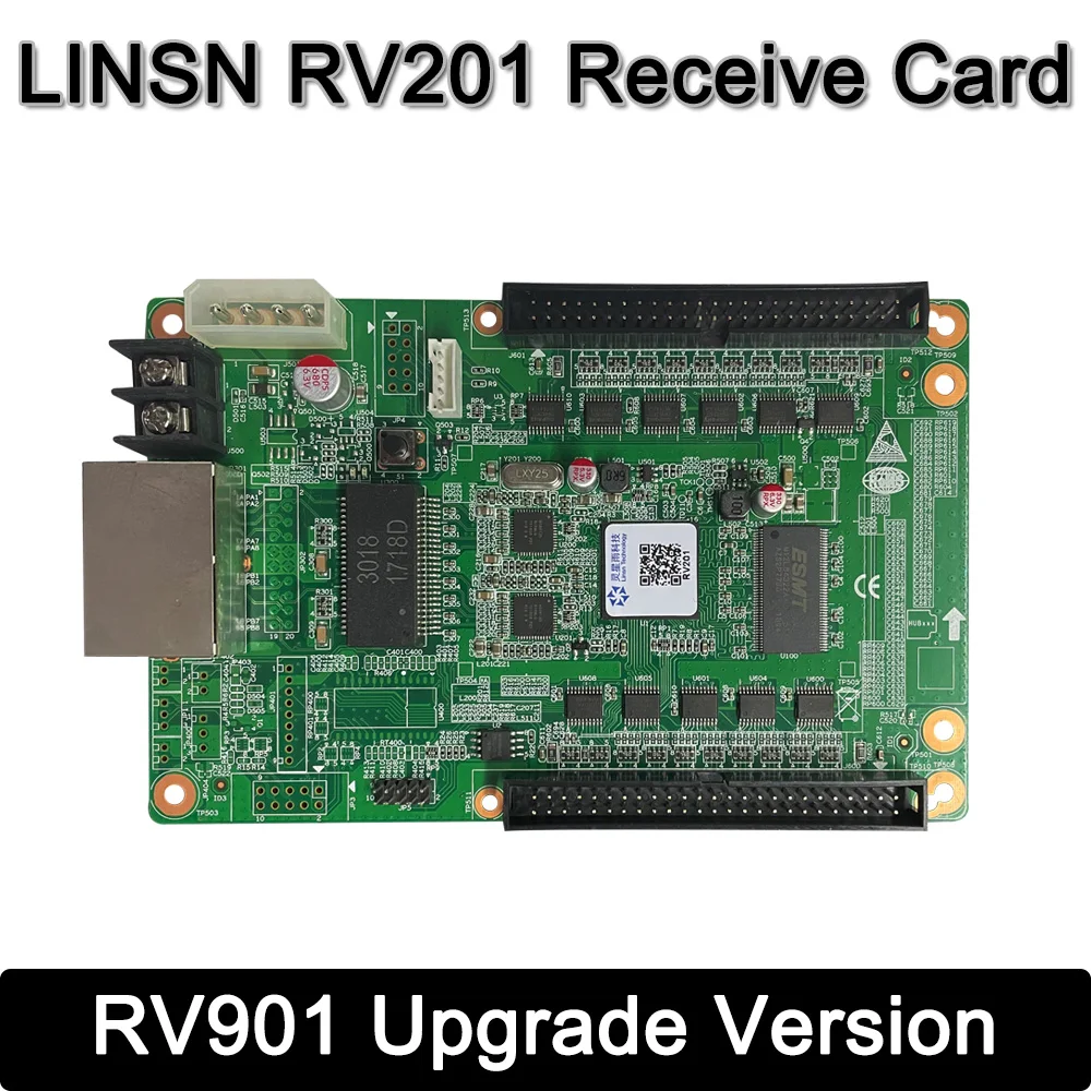 LINSN RV201(RV901) полноцветный светодиодный дисплей светодиодная карта приема P2 P2.5 P3 P4 P5
