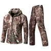 Winter Men TAD Tactical Suits Army Waterproof Fleece Coats+Pants Camouflage Soft Shell Training Uniform Casual  Hooded Jackets 1