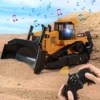 1:16 RC Remote Control Heavy Bulldozer Truck 11CH Automobile Engineering Vehicle 2.4GHZ Automobile Model Toy Boy Children's Gift 1