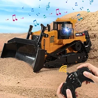 1:16 RC Remote Control Heavy Bulldozer Truck 11CH Automobile Engineering Vehicle 2.4GHZ Automobile Model Toy Boy Children's Gift 1
