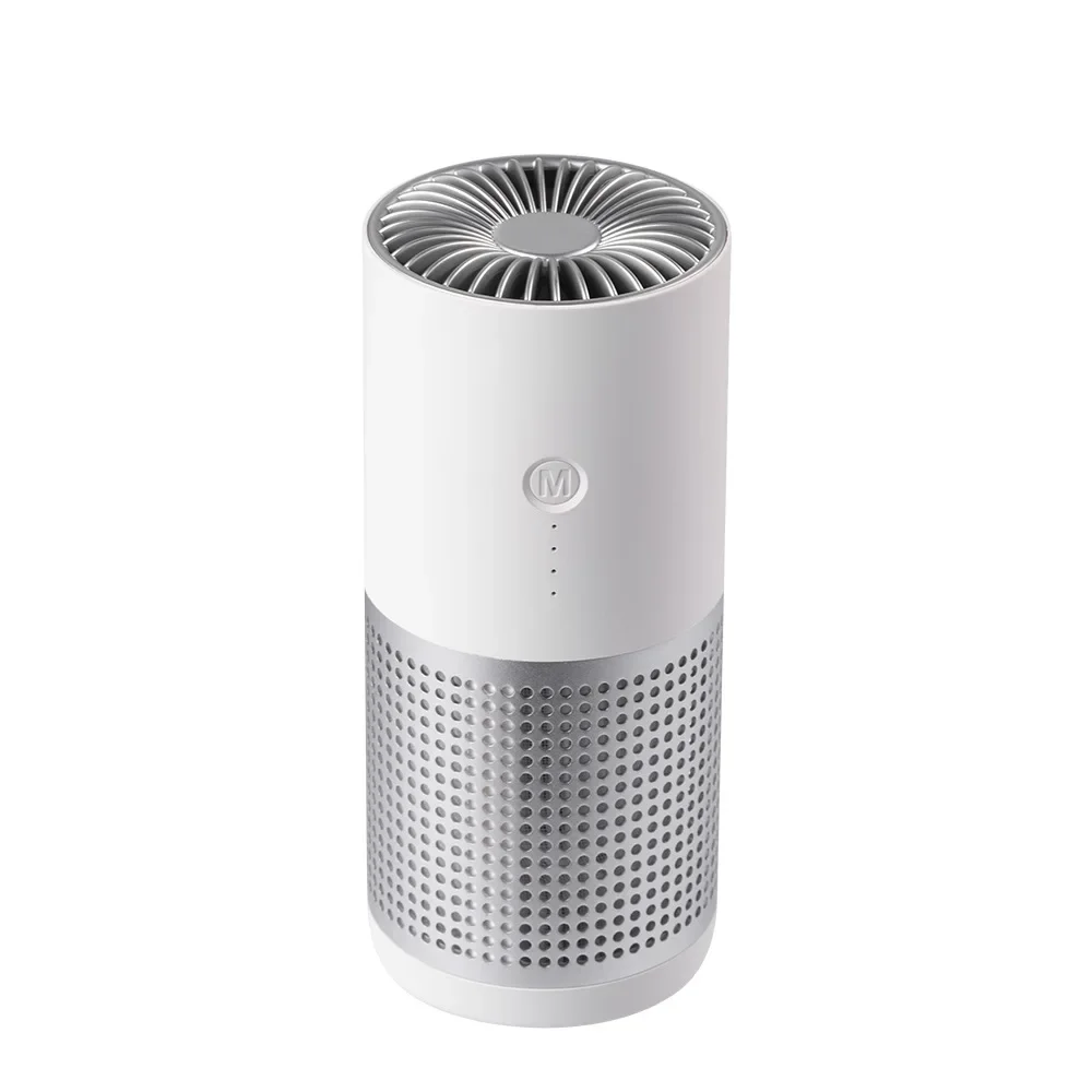 Car Mounted Negative Ion Air Purifier Small Odor Removal Office Desktop With Filter Screen Negative Ion Aromatherapy Machine