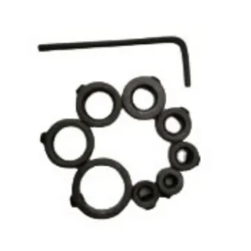 Hot Sell 7Pcs/Lot 3-12mm Drill Bit Depth Stop Collar Ring Positioner Spacing Ring Locator Woodworking Drill Bit Hex Wrench 3