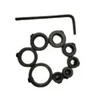 Hot Sell 7Pcs/Lot 3-12mm Drill Bit Depth Stop Collar Ring Positioner Spacing Ring Locator Woodworking Drill Bit Hex Wrench 3