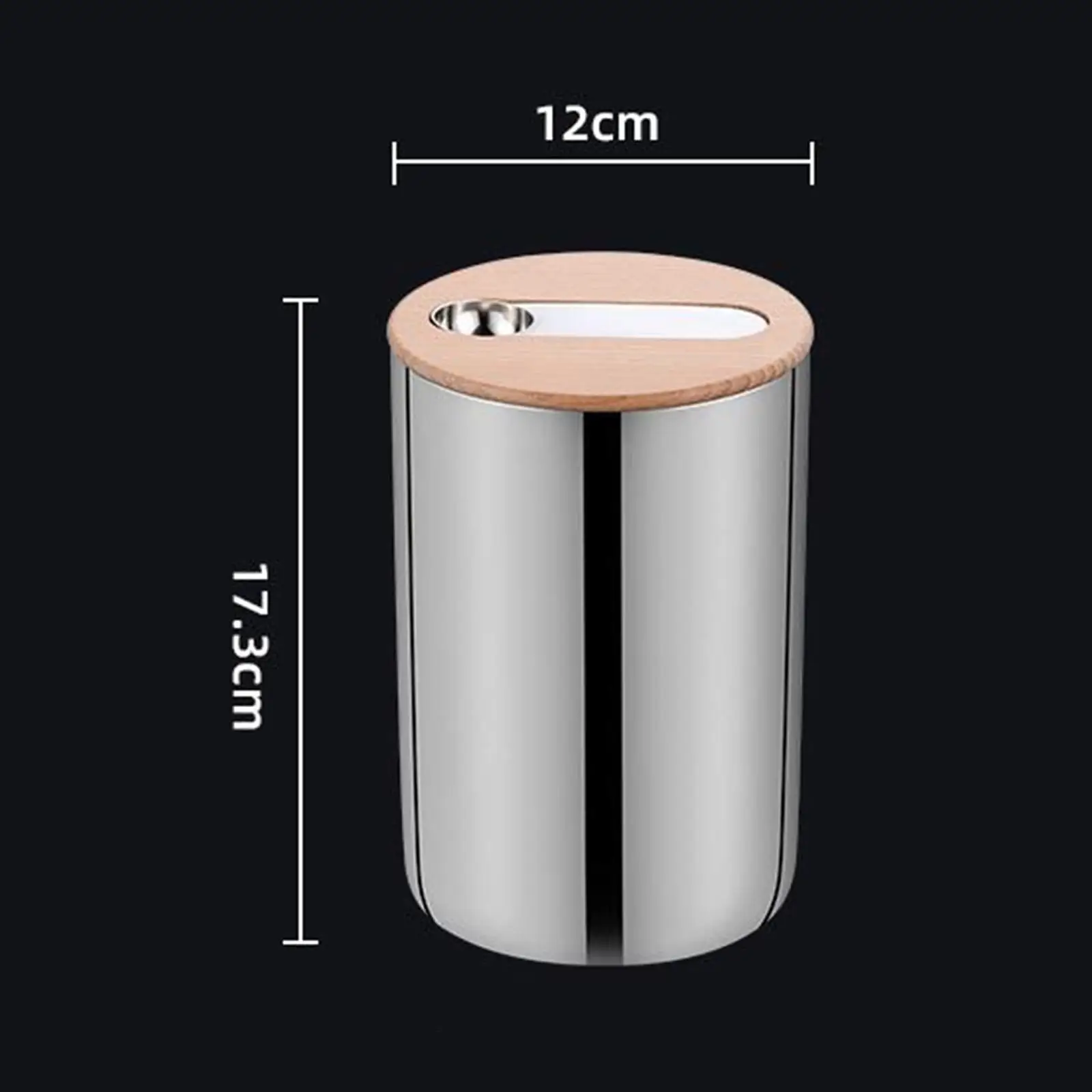 Tea Tin Canister Loose Tea Storage Tin Cans Kitchen Canisters Nuts with Measuring Spoon Multipurpose Reusable Loose Tea Canister