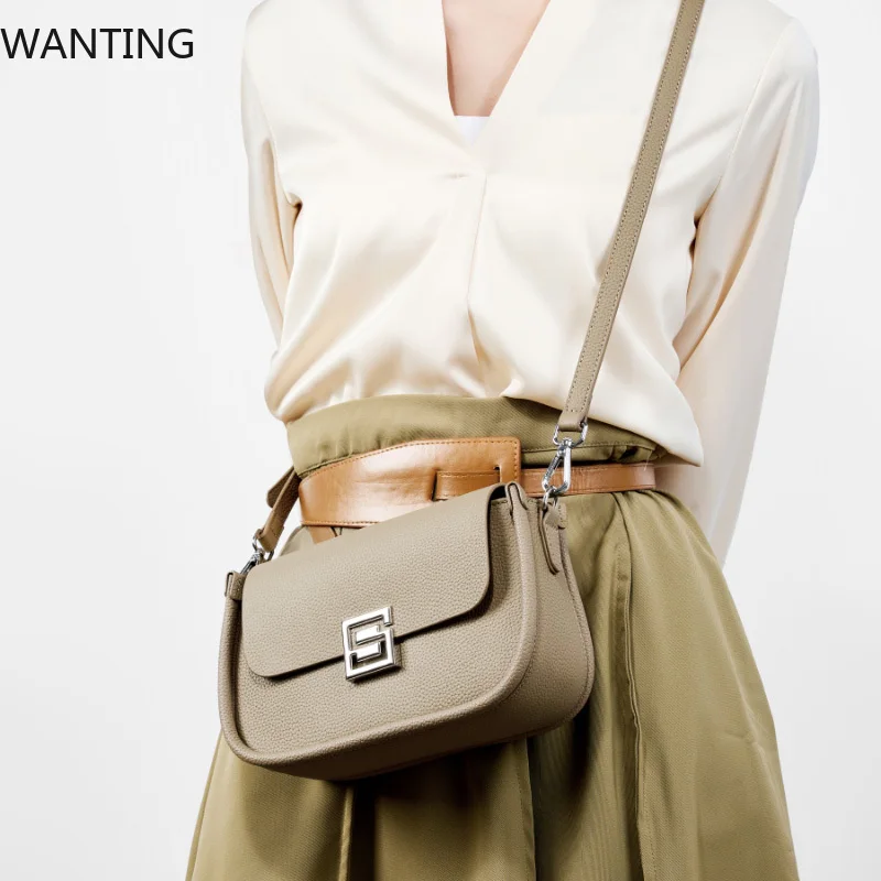 حقيبة نسائية فاخرة مصممة 2025 حقيبة كتف نسائية جدي...