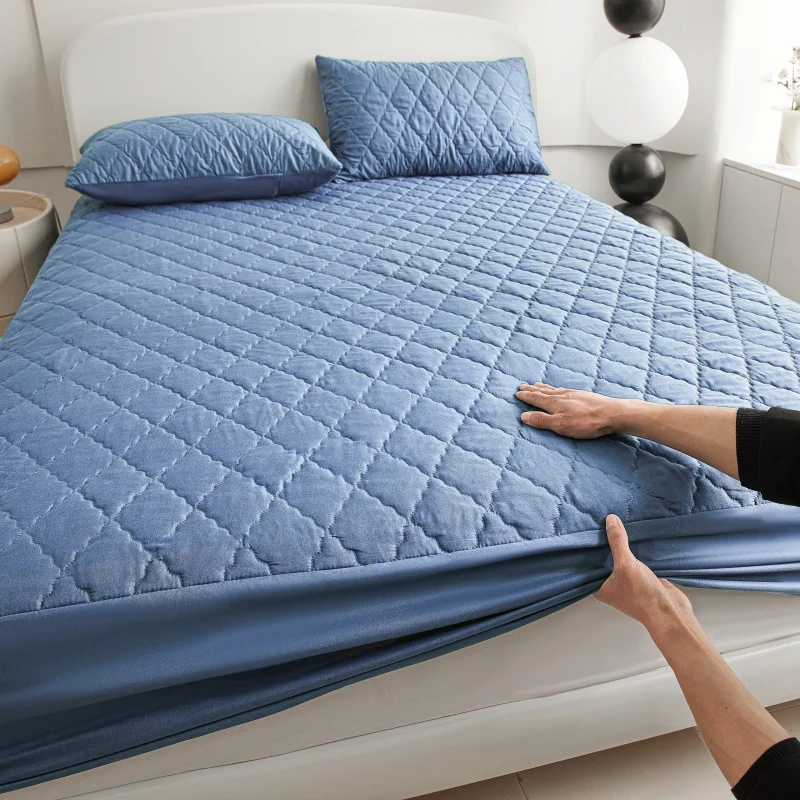 Mattress Cover Blue1