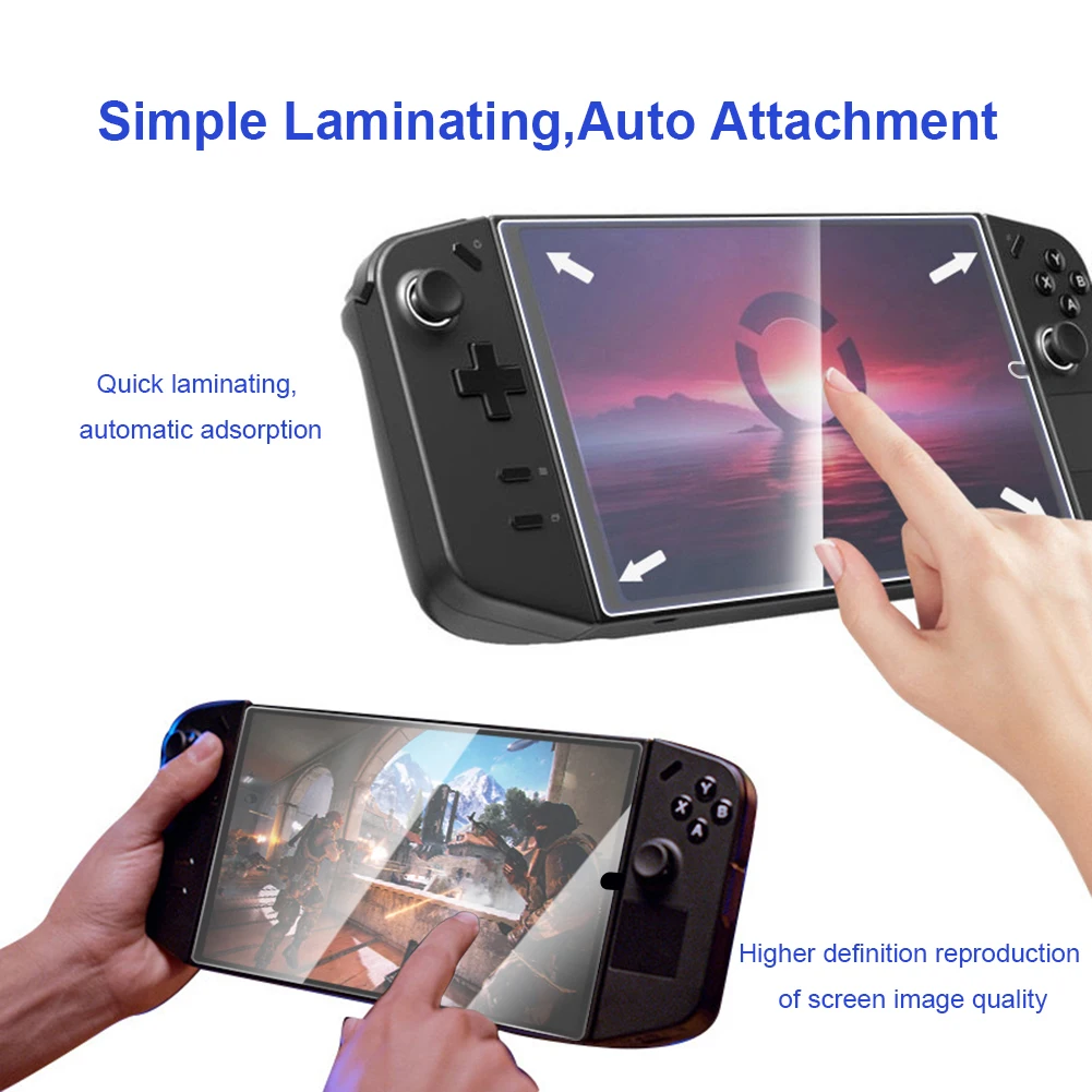 1/2 Pack Screen Protector Tempered Glass Anti-Fingerprint Anti-Scratch Protective Film for Lenovo Legion Go Handheld 2023