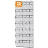 35 Pockets Over the Door Shoe Organizer Large Mesh Pockets With 4 Hooks Transparent Fabric Shoe Rack Storage Bag For Bedroom 5