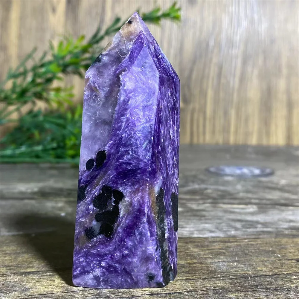 Charoite Crystal Tower 1