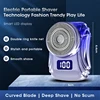 Mini Shaver Electric Waterproof Shaver Portable Male Travel Shaver with Digital Display USB Rechargeable Dry Wet Shave Razor 4