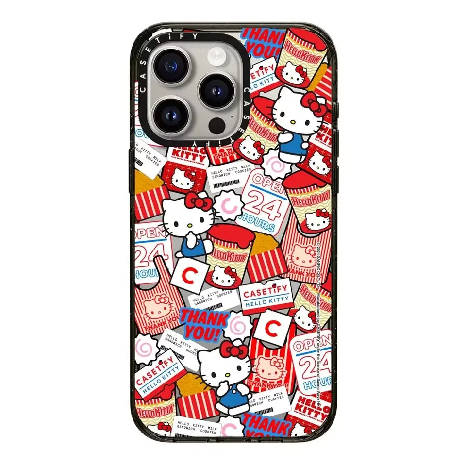 HELLO KITTY CASETiFY iPhoneケース Hello Kitty Iphone 16 Promax Phone Case With Mirror Finish