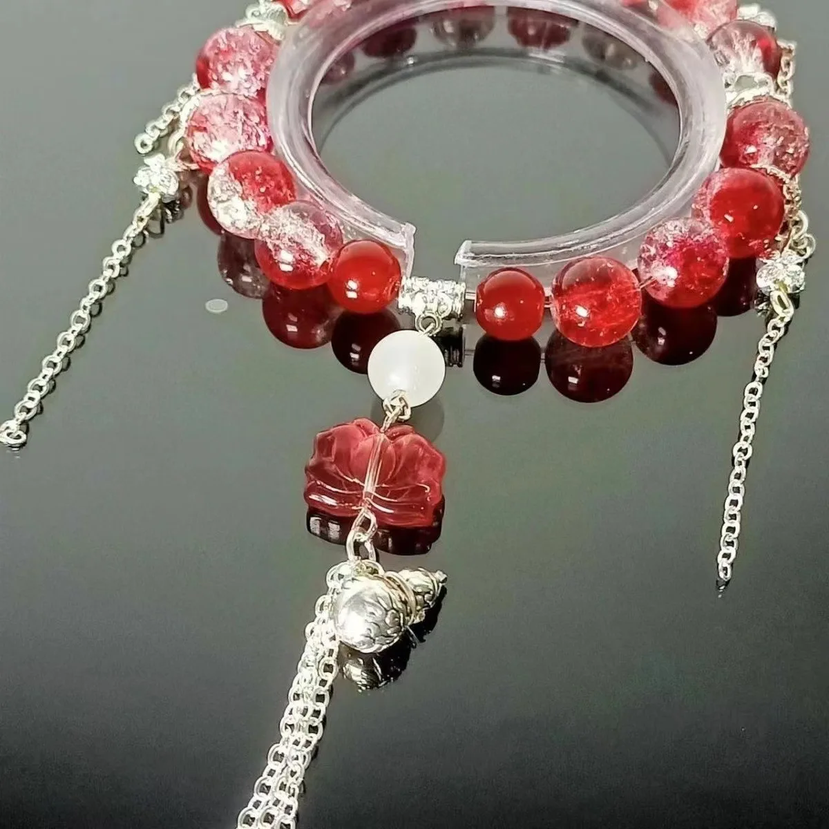 thumbnail image 1 of Pulsera de Anime Tian Guan Ci Fu Xie Lian Hua Cheng Heaven, cuentas de bendición oficiales, pulseras con colgante de cadena, accesorios de joyería, 1 of 5