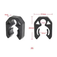 Diving Quick Release Pipe Clip Buckle Hose Holder Clip BCD Hose Second Stage Fixed Hook Pressure Gage Hanging Parts Hose Clip 2