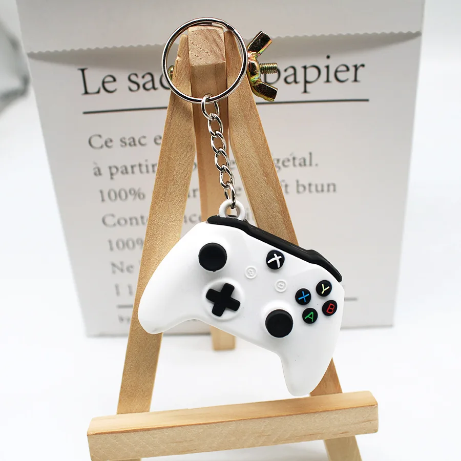 XBOX キーホルダー Xbox Simulation Drop Glue Console PVC Game Handle KeyChain