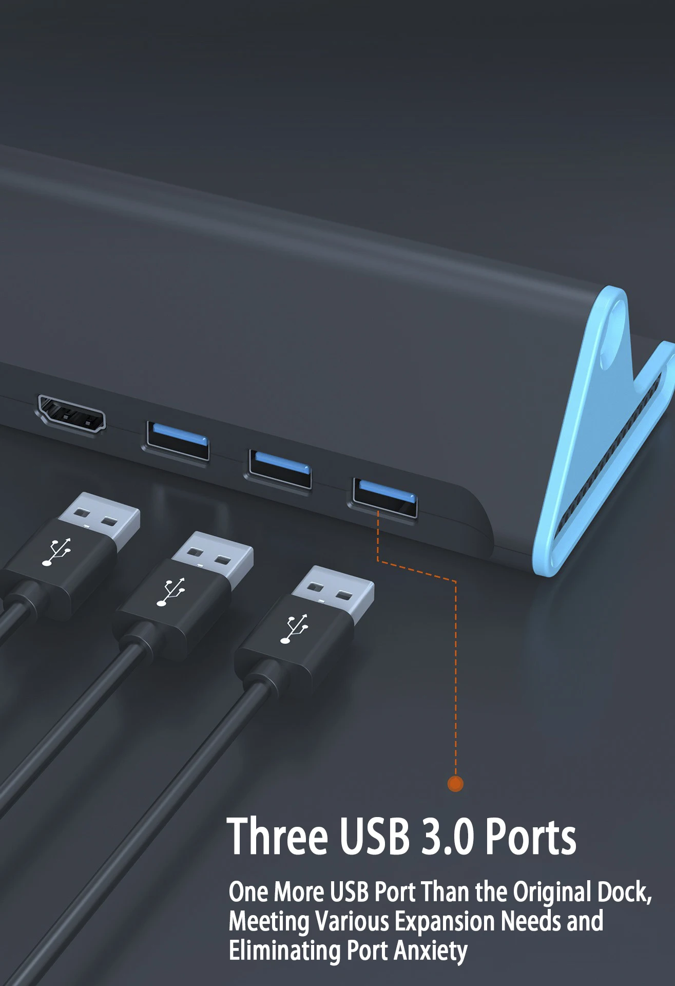 Switch 2 Portable Dock - 4K Output on TV