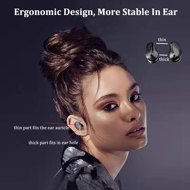 

For Xiaomi iPhone Samsung Sony Android Phones Hands Free MIC Mini Earphones Wireless Bluetooth Earbuds Invisible Headphones