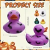 4PC Halloween Rubber Ducks, 2 Inch Halloween Themed Rubber Ducks Rubber Duck Funny Duck Toys for Halloween Party Decoration 4