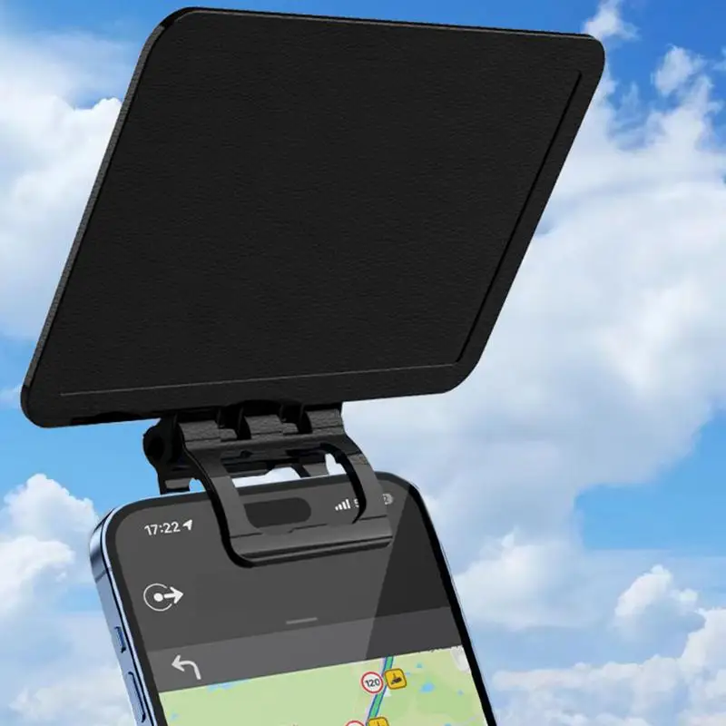 Mobile Phone Sun Visor Uv Protection Phone Screen Universal Smartphones Sunshade Cover For Outdoor car bike Use