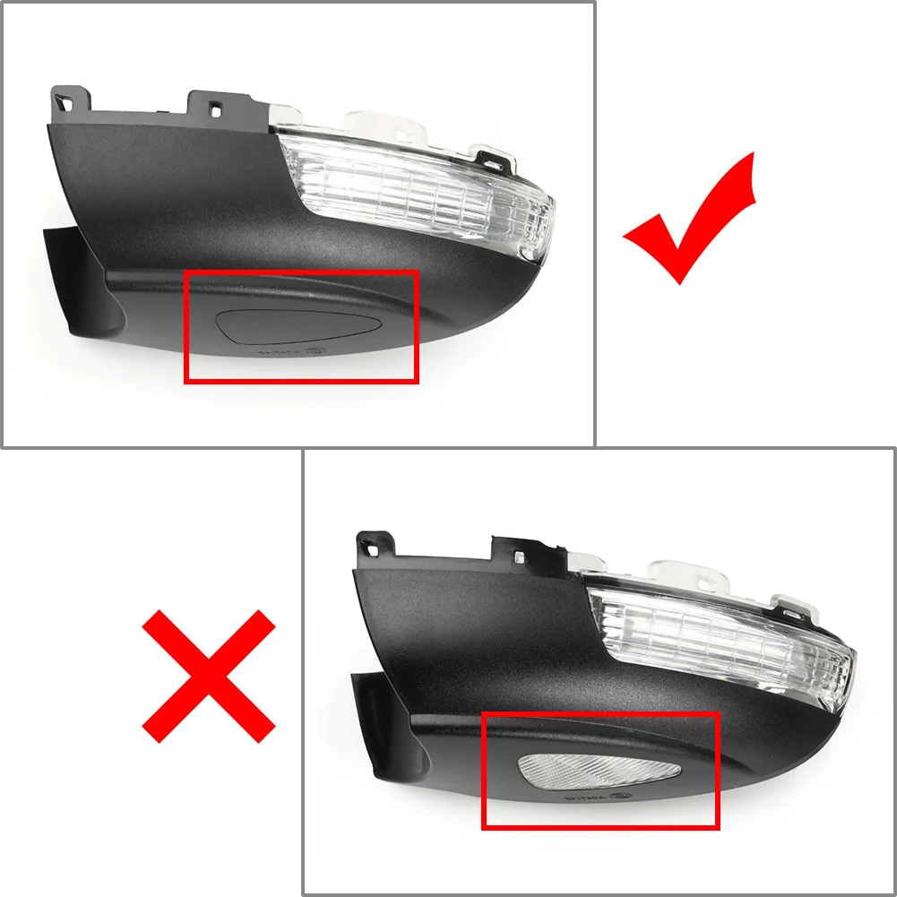 Lot De 2 Clignotants Dynamiques LED Pour VW Tiguan MK1 2008-2016 Et Sharan 2012-2015 – Effet Défilement