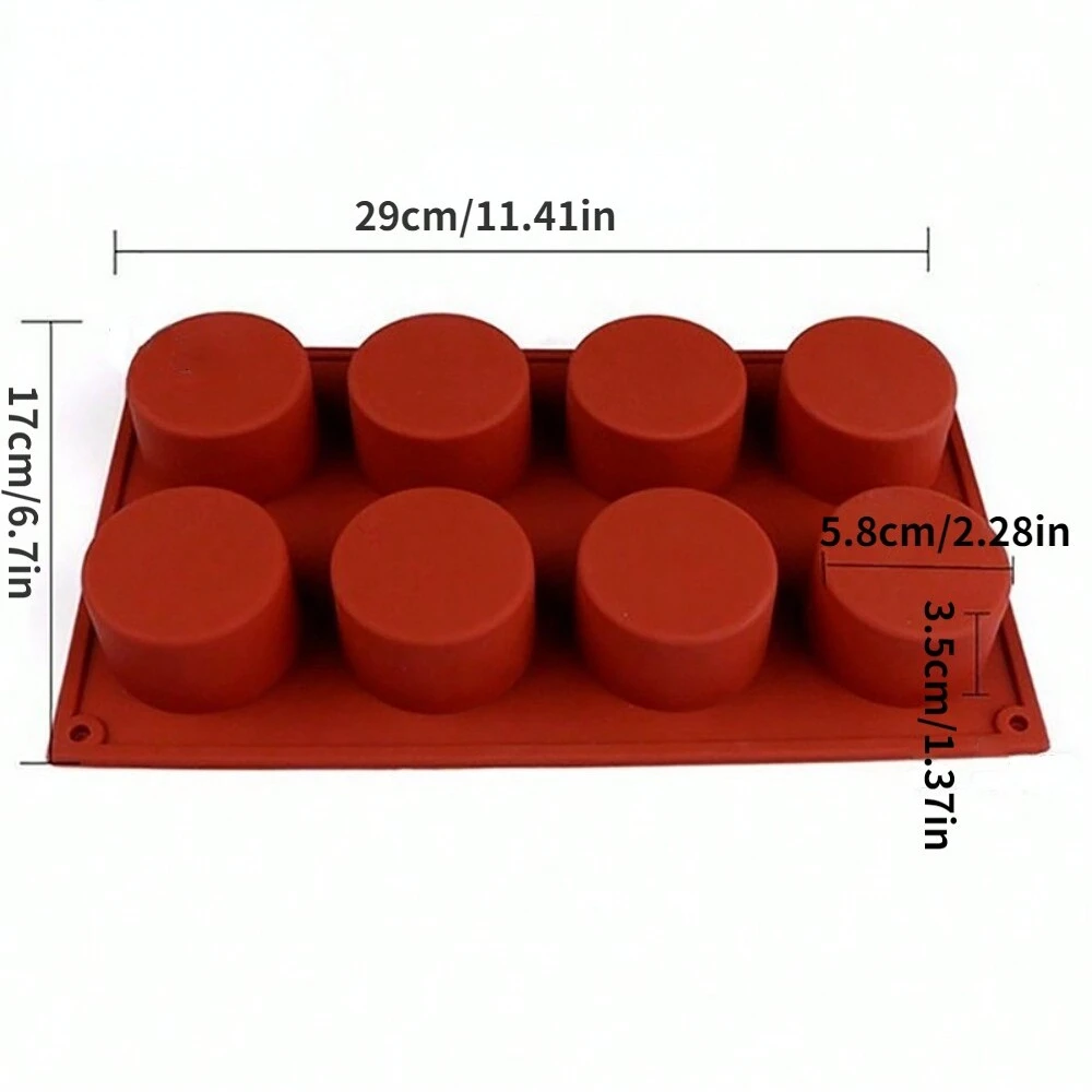 Silicone Cylinder Cake and Pastry Baking Mold