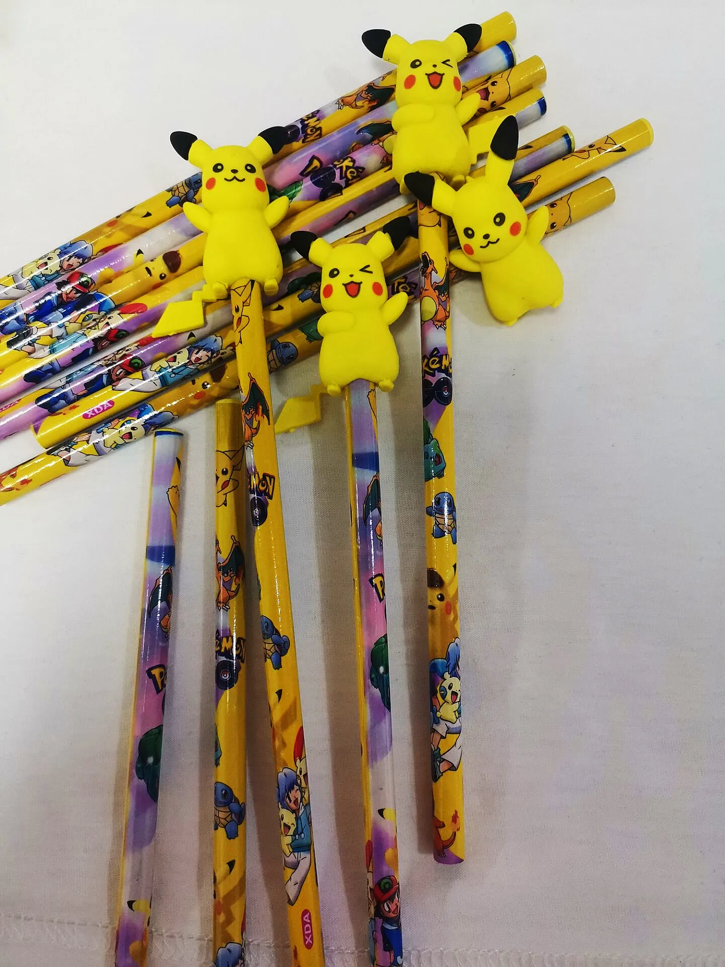 6/12pcs Pokemon 2B Pencil HB Pencil Children Cartoon Pikachu Anime Student  Stationery School Supplies Pencils Kids Toys Gifts - AliExpress