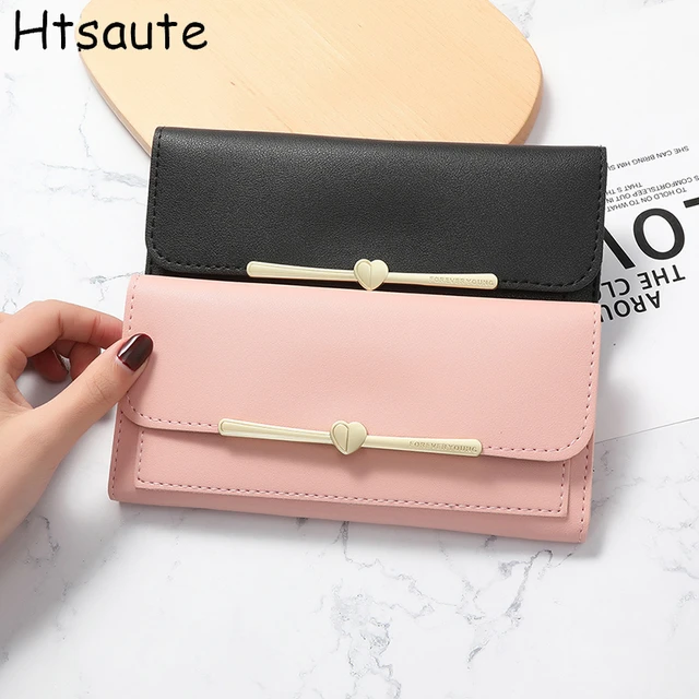 2022 Fashion Women Wallets Simple Zipper Purses Black White Gray Red Long  Section Clutch Wallet Soft PU Leather Money Bag - AliExpress