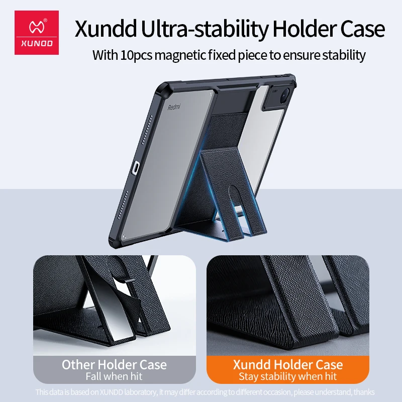 Xundd à Prova de Choque para Xiaomi Redmi Pad se Capa Protetora para Tablet Suporte Ultra-fino 10.61 2023 Case - Imagem 4