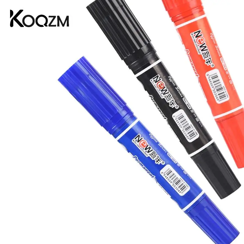 Waterproof Permanent Marker Bullet Office Supplies Dual tip Permanent Markers