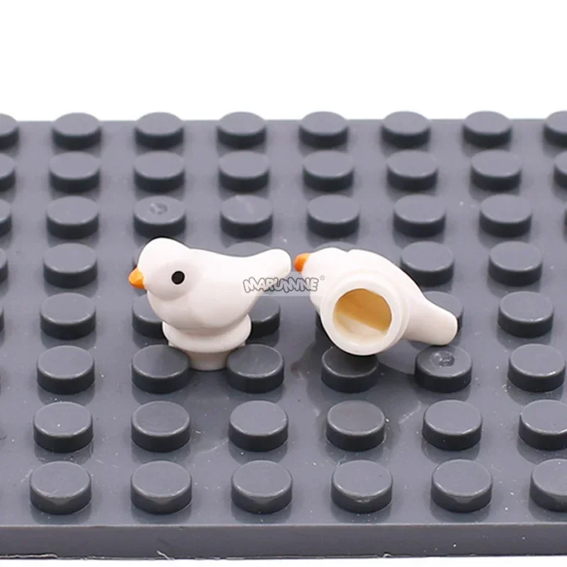 Marumine MOC 벽돌 부품 작은 새 20PCS 동물 41835pb01 빌딩 블록 액세서리 장난감 도시 관심 선물을 육성