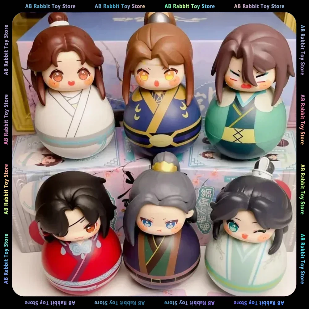 

Оригинальные небесные чиновники благословение неваляшка раньше Гуань Си фу аниме таинственные фигурки сюрприз мини куклы игрушка