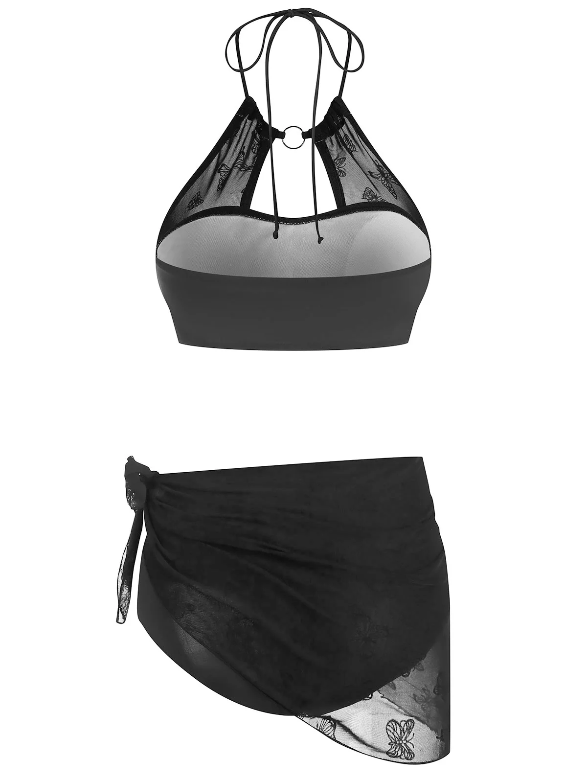 Женский купальник бикини с лямкой на шее | AliExpress