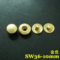 Japanese Genuine YKK Button Copper Four in One Button Metal Gold Durable Elastic Good Quality SW36 2
