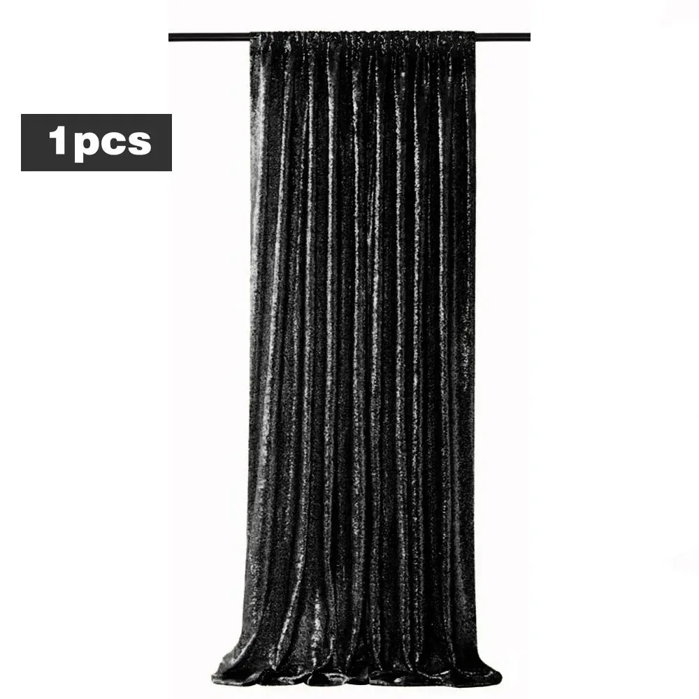 Party Supplies Birthday Backdrop Party Decoration Party Backdrop Curtain 2x8ft Sparkly Sequin Backdrop Curtain For Wedding Birthday Christmas Baby Shower Party Decor