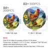 3D Puzzles Wooden Family Of Chickens Jigsaw Puzzle For Festiva Gifts Wood Puzzles Board Game Wood Animal Puzzle Toys For Kids 3