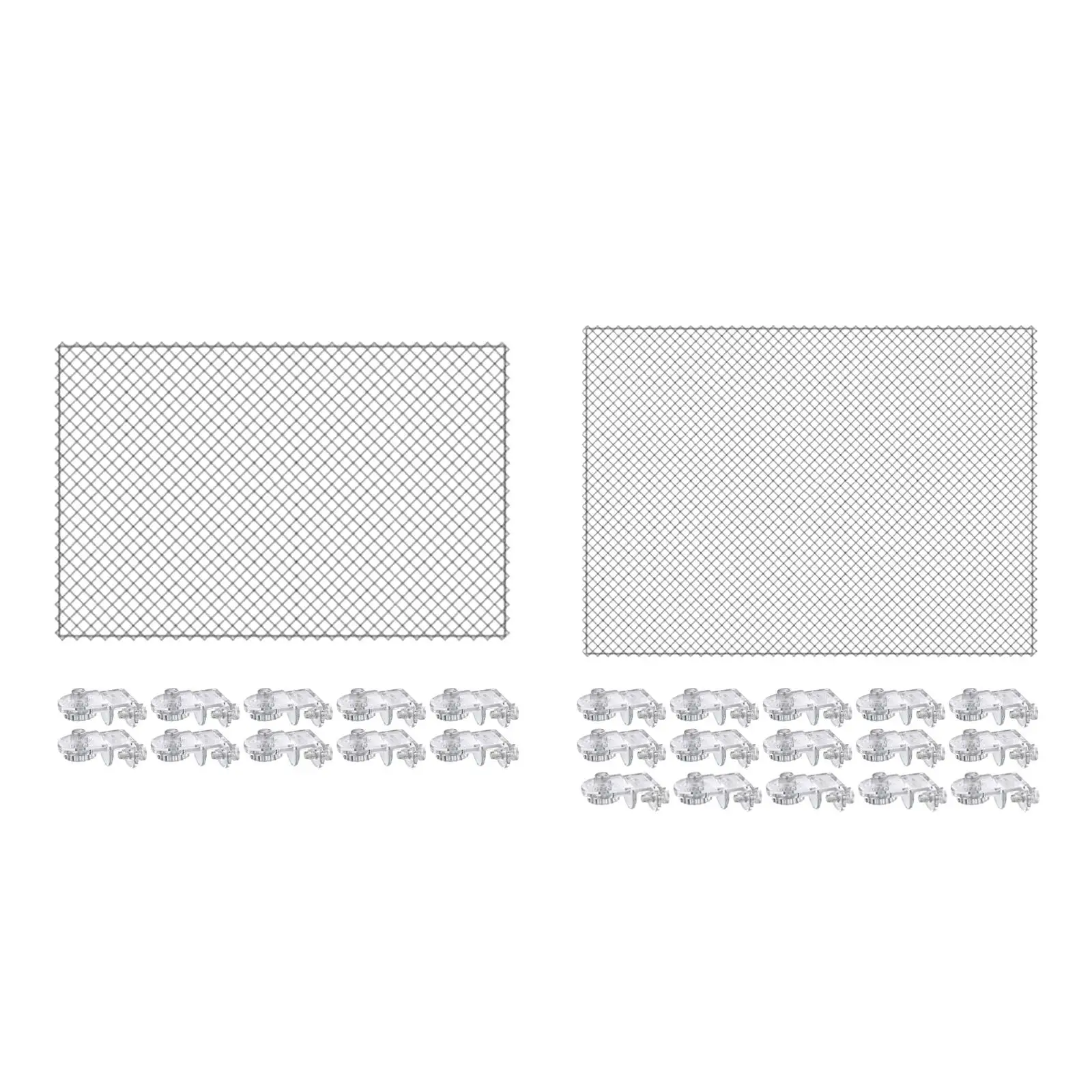 고정 홀더가 있는 수족관 덮개 그물망, 탈출 방지 그물망, 휴대용 DIY 견고한 어항 스크린 그물망, 수족관 스크린 그물망
