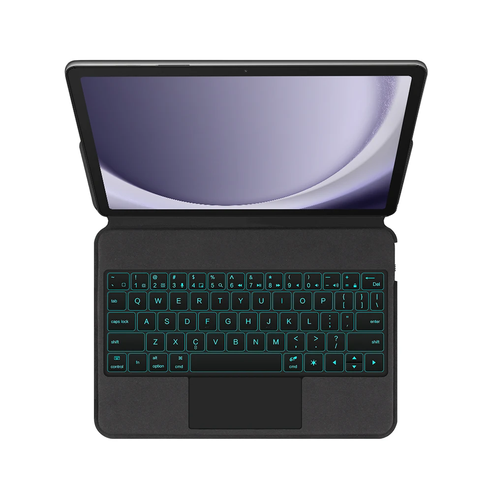 Universal Keyboard For Samsung Galaxy Tab A8 A9+ A9 Plus 11 Tablet Cover For Tab A7 Lite SM-T220 Touchpad Backlit Keyboard Stand