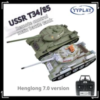 2.4g Permanent Dragon Versus Tank 3909 Soviet T-34/85 Medium Tank 1:16 Model Rc Metal Tracked Vehicle 7.0 Smoke Combat Armored 1
