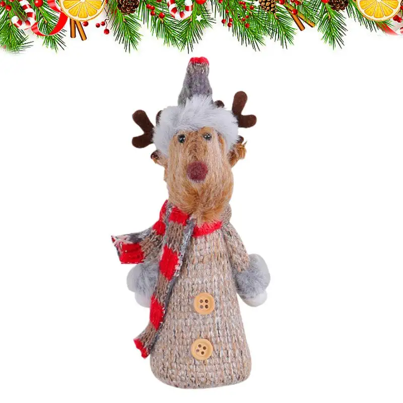 

Рождественская елка, искусственное плюшевое животное, подвесные украшения, плюшевые животные, подвесные украшения, рождественские набивные игрушки-животные для