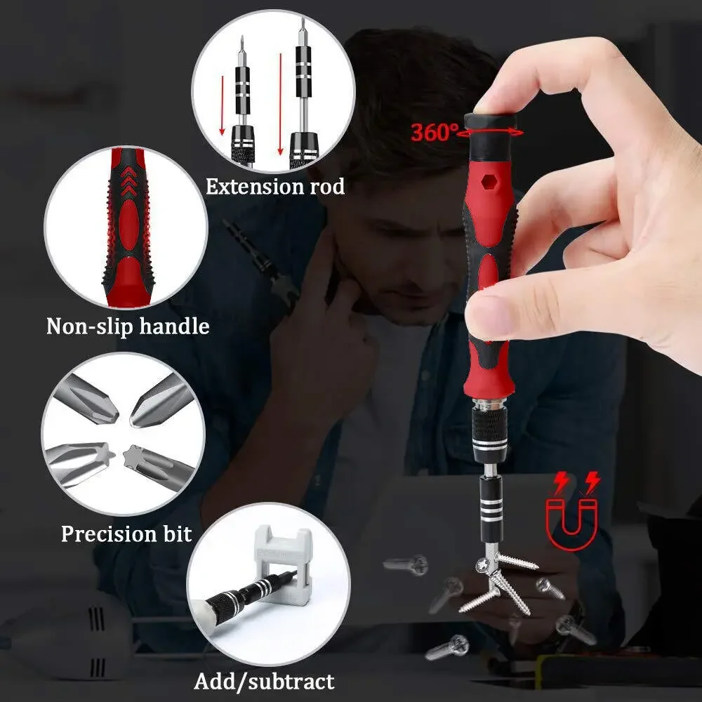 122pcs Small Precision Screwdriver Set Phone Laptop Computer Repair Tool Kit Professional Electronic Device Hand Tool: 3 - 5 Days Free Delivery Only UK